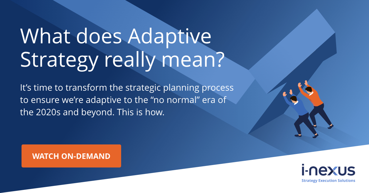 What Does Adaptive Strategy Really Mean? | Webinar | I-nexus